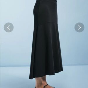 Peruvian Connection Black Maxi Skirt